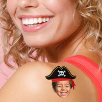Custom Pirate Temporary Tattoos - 12 Ct