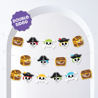 Pirate Ship Adventures Garland Banner - 15 Pc