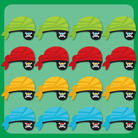 Pirate Paper Headbands - 16 Ct