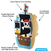 Pirate 3D Centerpieces - 8 Ct