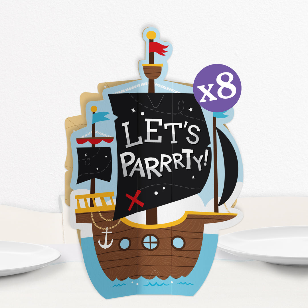 Pirate 3D Centerpieces - 8 Ct