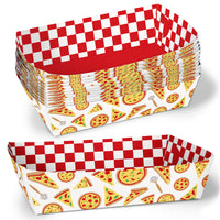 Pizza Party Paper Food Trays - 12 Ct