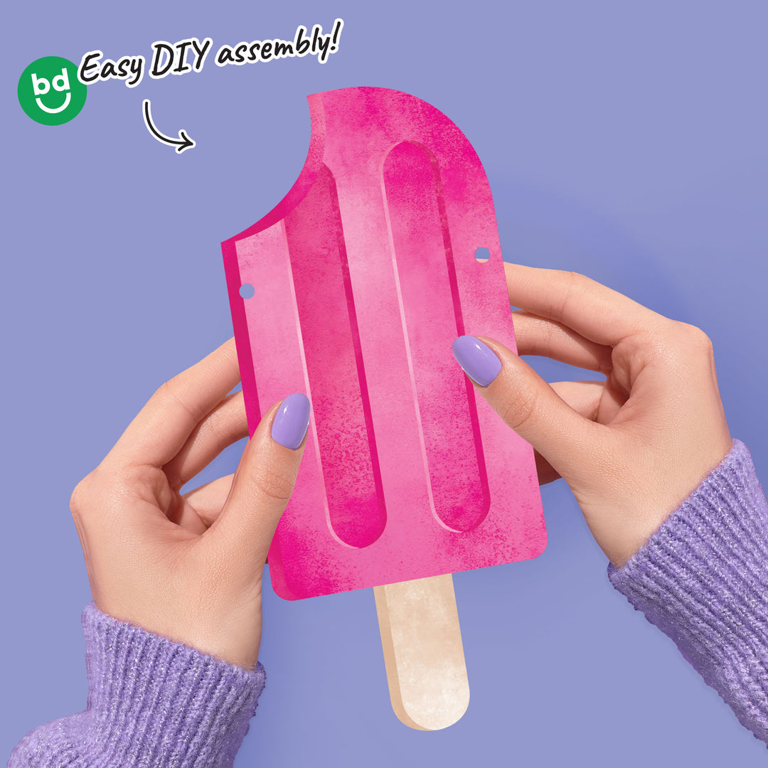 Popsicle Garland Banner - 15 Pc