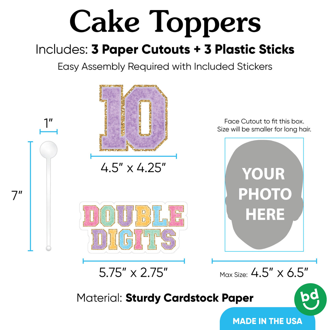 Cardstock print and stick assembly view