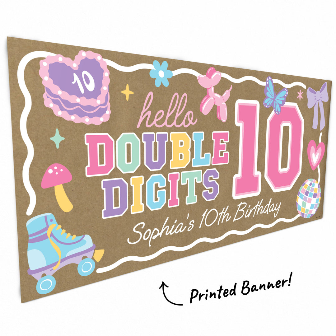 Close-up custom name and double digits design detail
