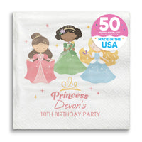 Custom Text Napkins - Princess