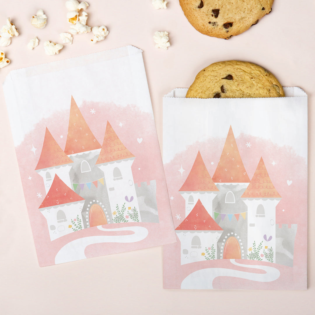 Paper Treat Bags - Princess - 25 Ct
