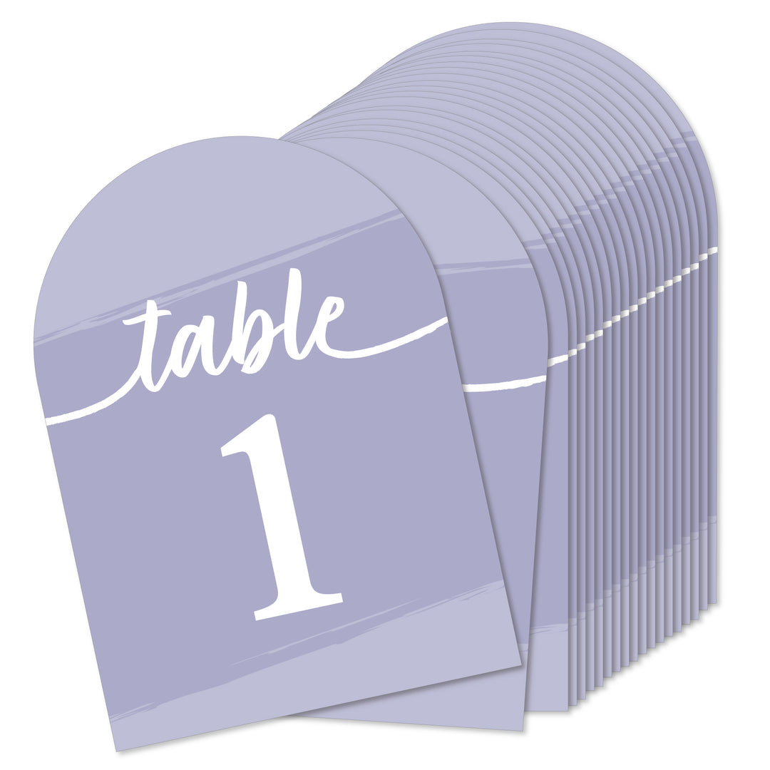 Elegantly Simple Table Numbers - 20 Ct