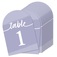 Elegantly Simple Table Numbers - 20 Ct