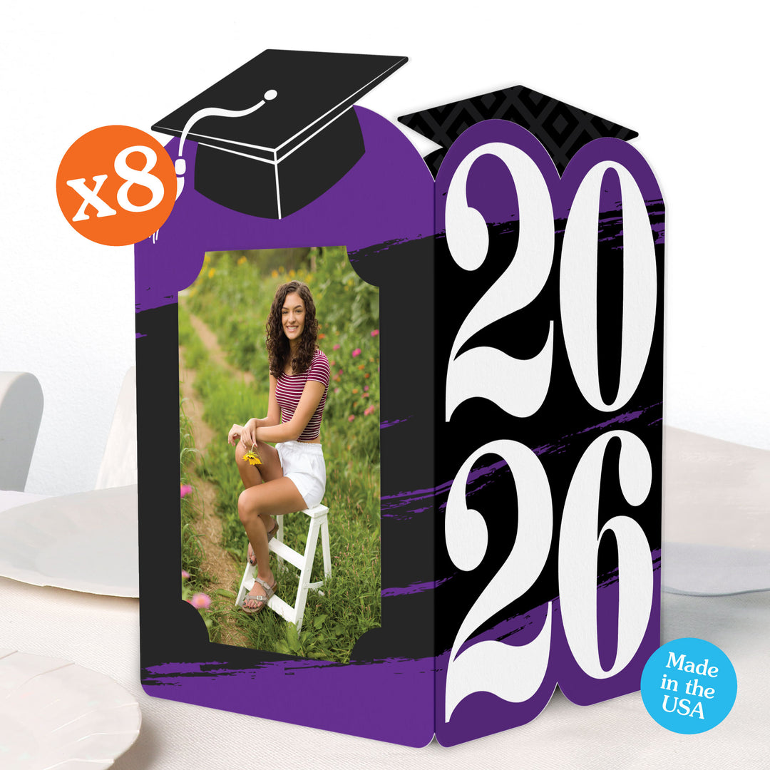 Graduation Photo Centerpieces - 8 Ct