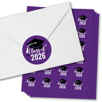 2026 Graduation Envelope Seal Stickers - 120 Ct
