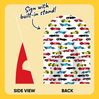 Race Car Party Signs Set - 6 Ct