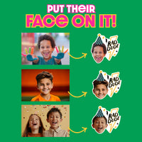 Custom Rad Dude Temporary Tattoos - 12 Ct