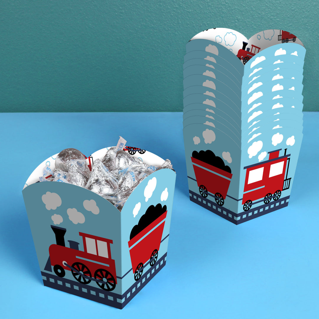 Railroad Party Crossing Treat Boxes - 12 Ct