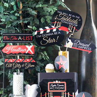 Funny Red Carpet - 10 Piece Photo Booth Props Kit