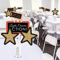 Red Carpet - Assorted Decorations DIY Movie Night Large Party Essentials - Set of 20