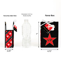 Red Carpet - Movie Night Party Favor Boxes - Set of 12