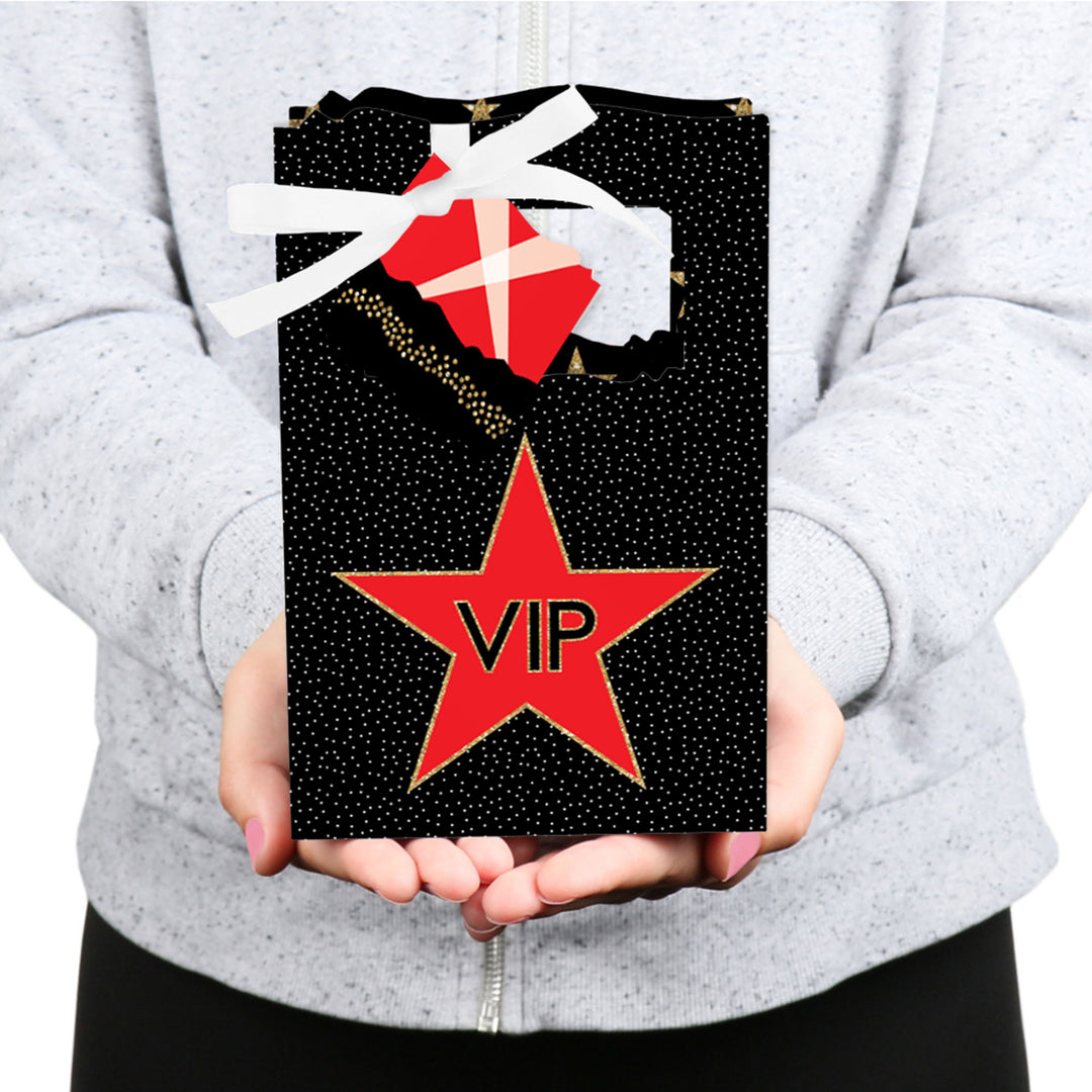 Red Carpet - Movie Night Party Favor Boxes - Set of 12