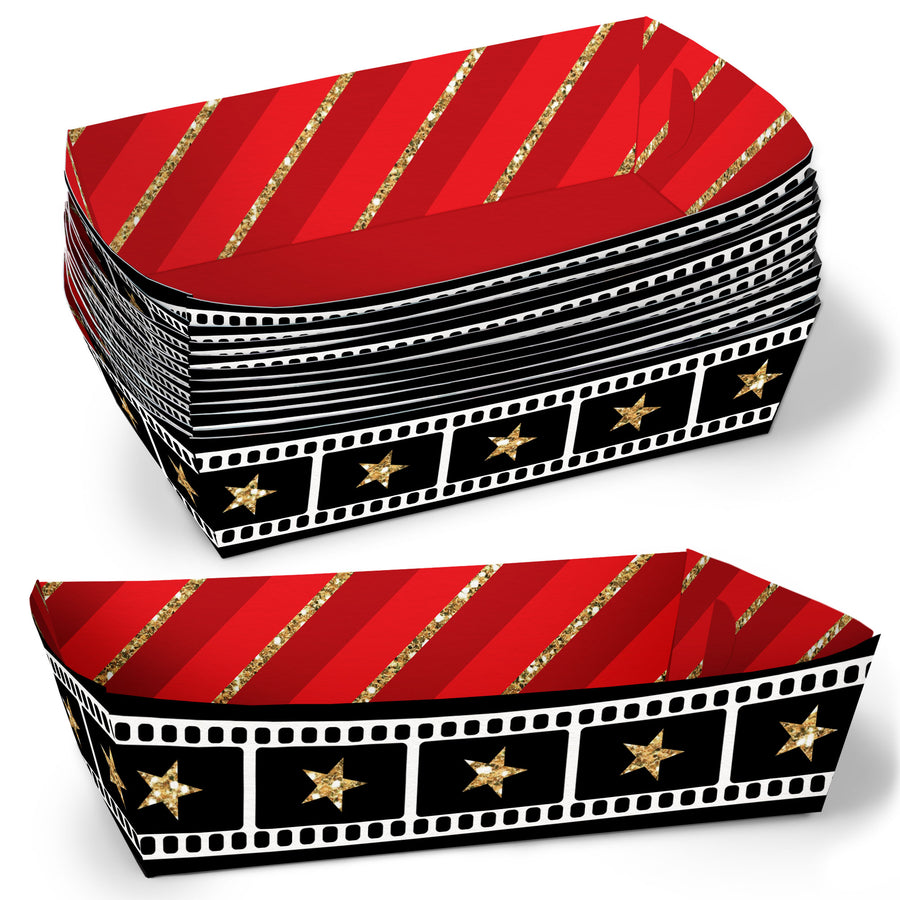 Movie Night Party Paper Food Trays