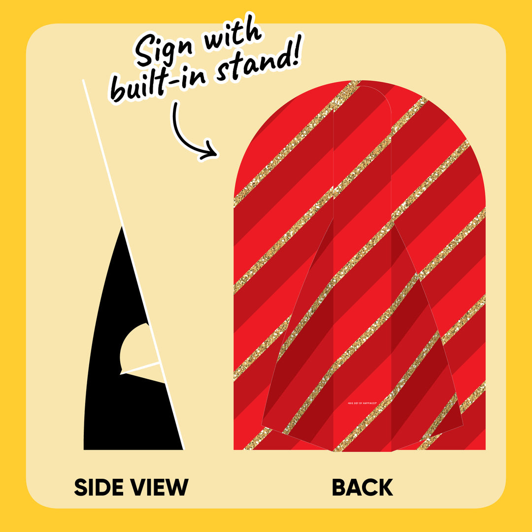 Red Carpet Party Signs Set - 6 Ct