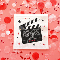 Custom Text Napkins - Movie Night
