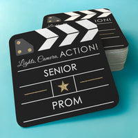 Custom Text Coasters - Movie Night