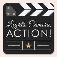 Drink Coasters - Movie Night - 25 Ct