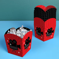 Red Carpet Treat Boxes - 12 Ct