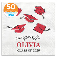Custom Text - Grad Napkins