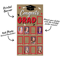 Red Grad Kraft Photo Banner
