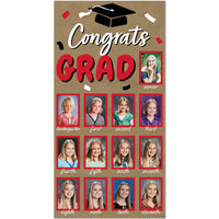 Red Grad Kraft Photo Banner