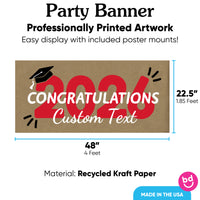 Red Class of 2026 banner with included poster mounts