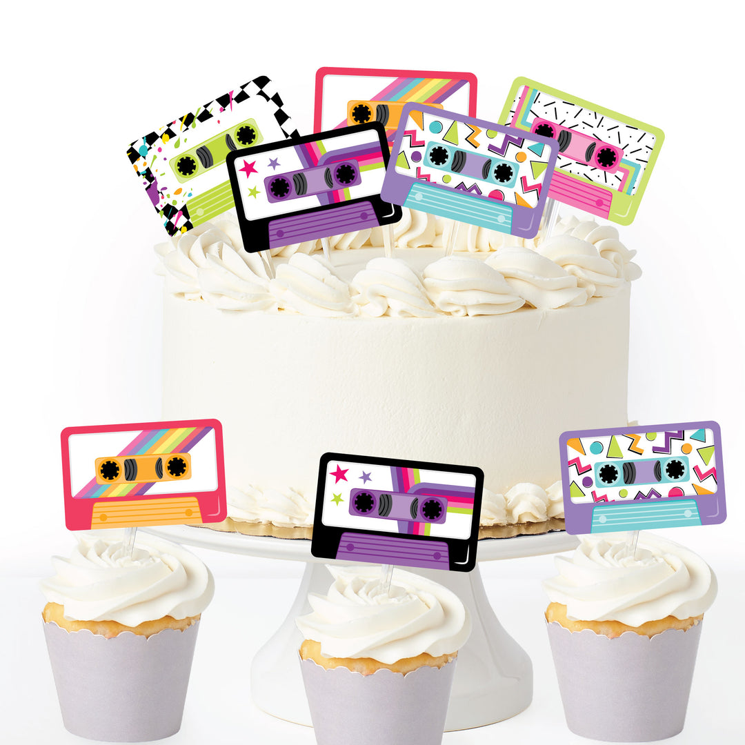 Retro Mixtapes Treat Picks - 24 Ct