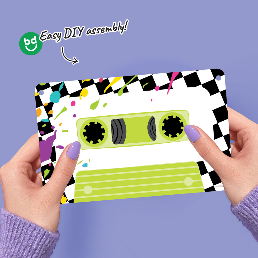 Retro Mixtapes Garland Banner - 15 Pc