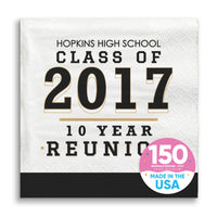 Custom Text Napkins - Class Reunion