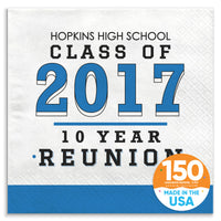 Custom Text Napkins - Class Reunion