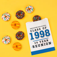 Custom Text Paper Treat Bags - Class Reunion