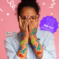 Roar Dinosaur Temporary Tattoos - 72 Ct