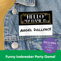 Roaring 20s What's Your Name Party Game