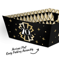 Roaring 20s Paper Food Trays - 12 Ct