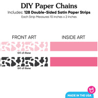 Rodeo Cowgirl DIY Paper Chains - 128 Pc