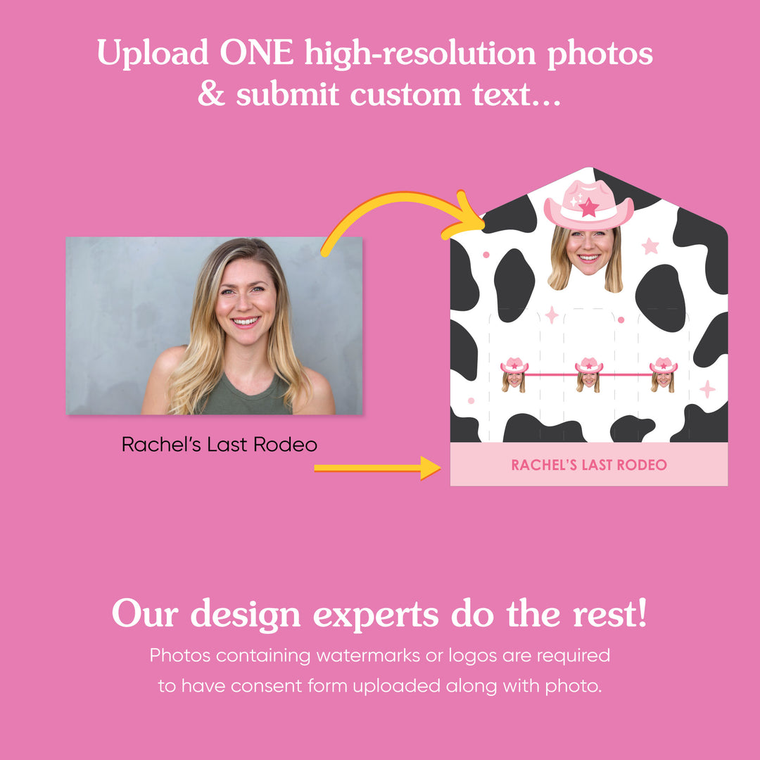 Custom Face Rodeo Cowgirl Pull Tab Game
