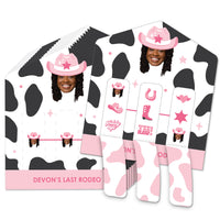 Custom Face Rodeo Cowgirl Pull Tab Game