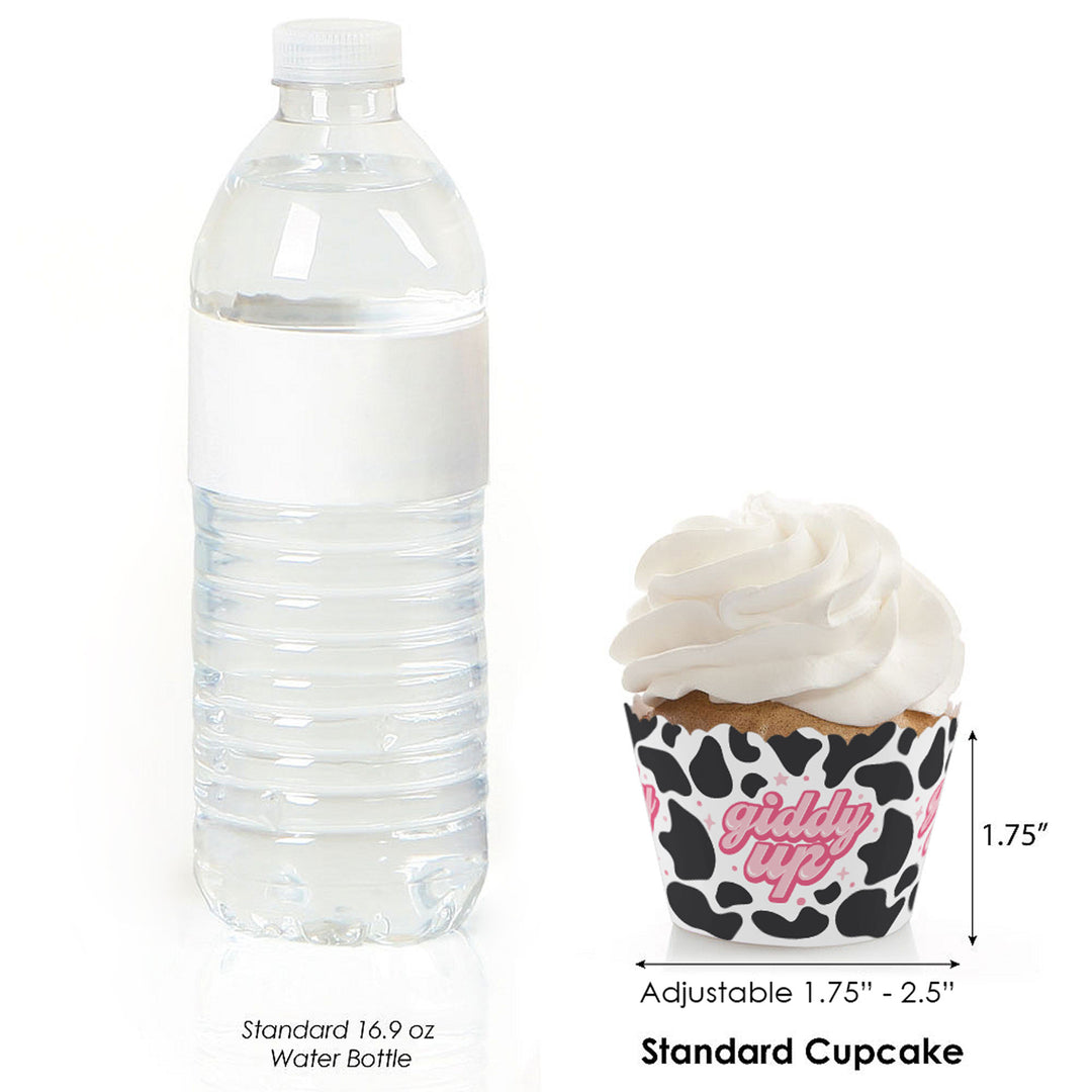 Rodeo Cowgirl - Pink Western Party Decorations - Party Cupcake Wrappers - Set of 12