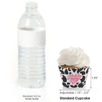 Rodeo Cowgirl - Pink Western Party Decorations - Party Cupcake Wrappers - Set of 12