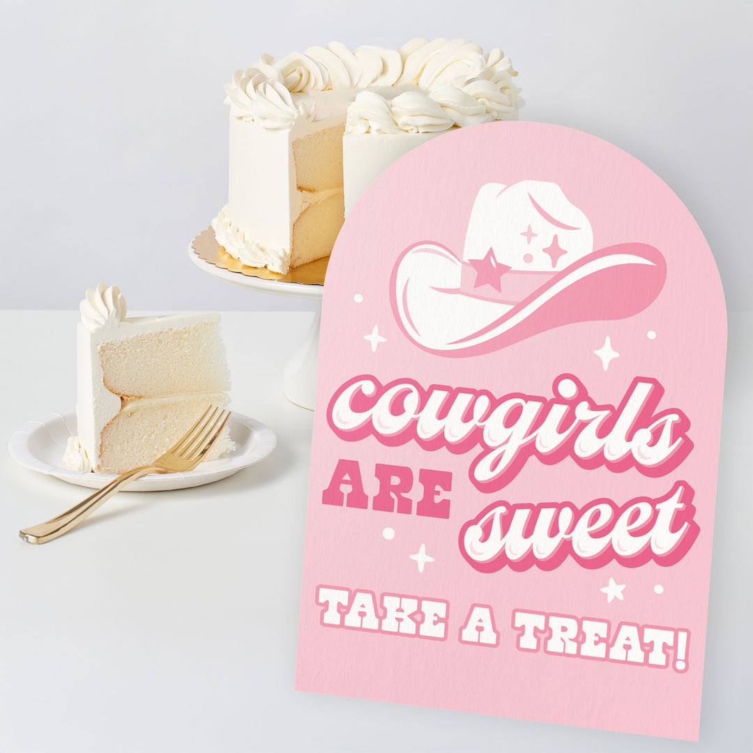 Rodeo Cowgirl Party Signs Set - 6 Ct