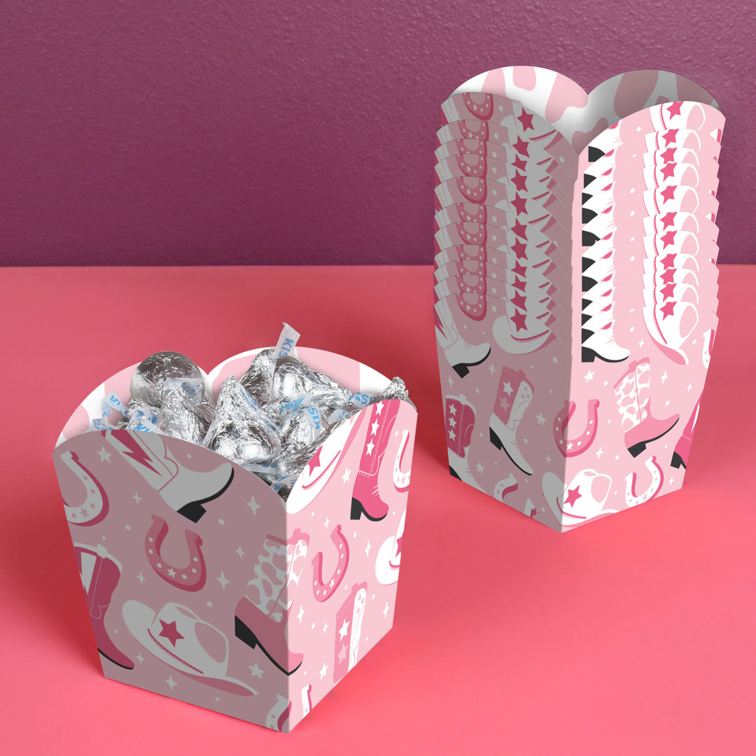 Rodeo Cowgirl Treat Boxes - 12 Ct