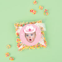 Custom Face Stickers & Clear Cookie Bags - Rodeo Cowgirl