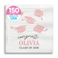Custom Text - Pastel Grad Napkins