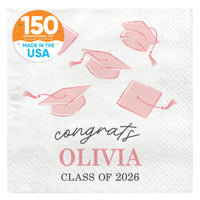 Custom Text - Pastel Grad Napkins